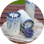 Velas con Flores